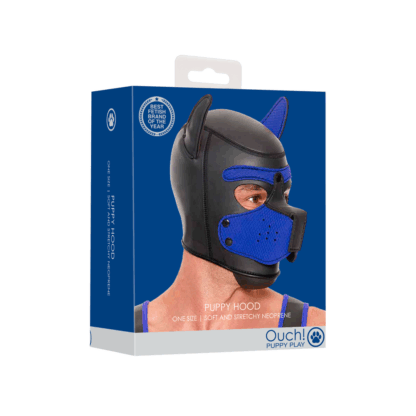 Neopreen Puppy Mask - Blauw - Afbeelding 2