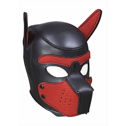 Neopreen Puppy Mask - Rood - Afbeelding 4
