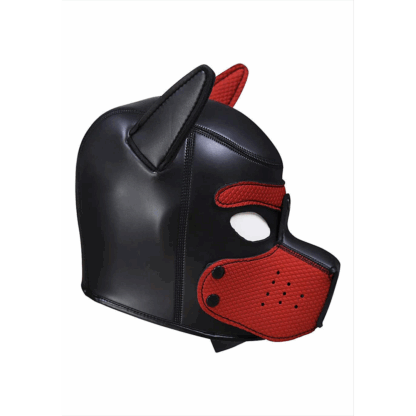 Neopreen Puppy Mask - Rood - Afbeelding 5
