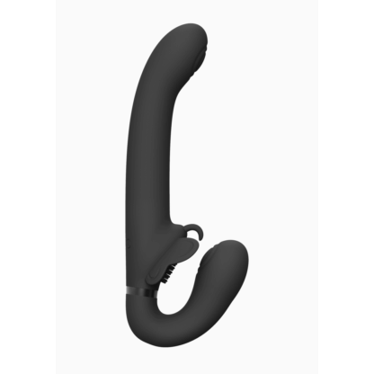 Satu - Pulse-Wave en Vibrerende Strapless Strapon - Zwart - Afbeelding 7