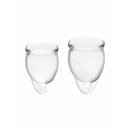 Voel je Zeker - Menstruatiecup - Transparant - Afbeelding 3