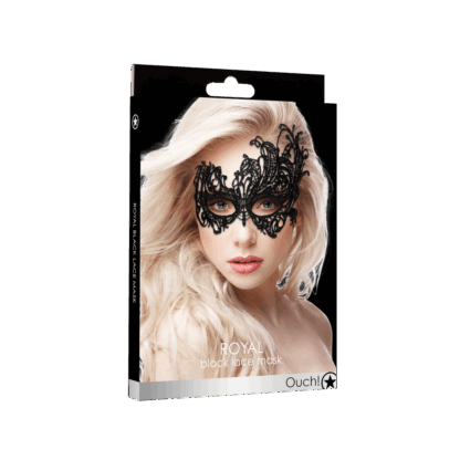 Royal - Zwarte Kanten Masker - Afbeelding 2