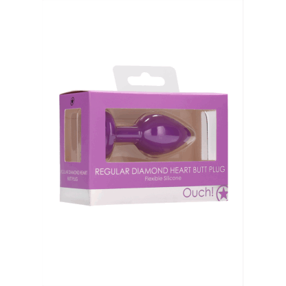 Diamant Hart Butt Plug - Regular - Afbeelding 2