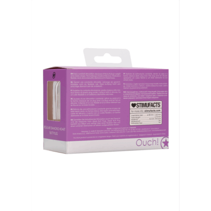Diamant Hart Butt Plug - Regular - Afbeelding 3