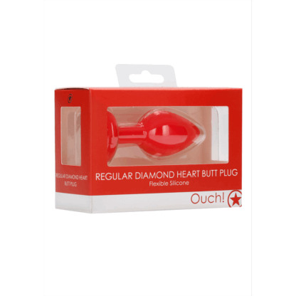Diamant Hart Butt Plug - Regular - Afbeelding 2