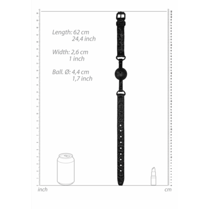 Ademend Ball Gag - Afbeelding 7