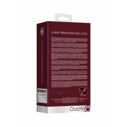 Ademend Ball Gag - Afbeelding 3