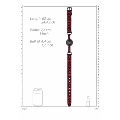 Ademend Ball Gag - Afbeelding 7
