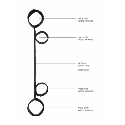 Spreader Bar met Hand- en Enkelboeien - Afbeelding 6