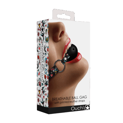 Ademend Ball Gag - Afbeelding 2