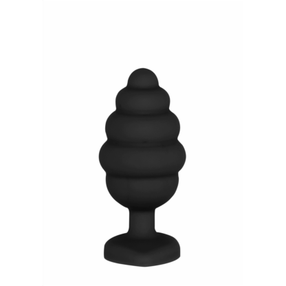 Geribbelde Diamant Hart Plug - Regular - Afbeelding 4