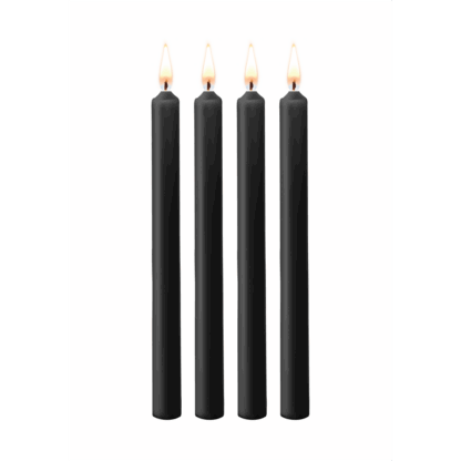 Plagen Wax Kaarsen - 4 Stuks - Groot - Zwart - Afbeelding 6