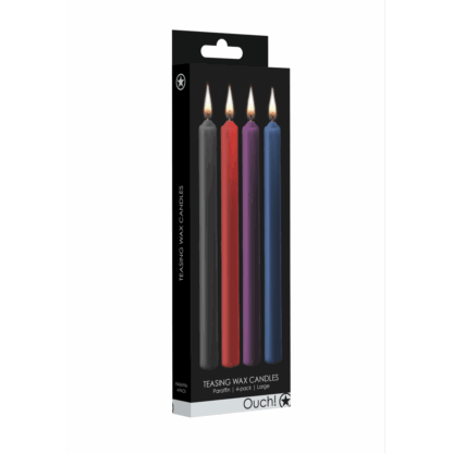 Teasing Wax Kaarsen - 4 Stuks - Groot - Multicolor - Afbeelding 2
