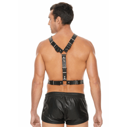 Twisted Bit Leren Harnas - One Size - Afbeelding 5