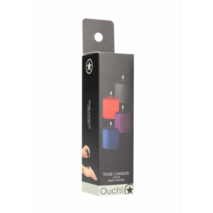 Tease Candles - Mix - 4 Stuks - Multicolor - Afbeelding 2