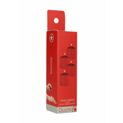 Tease Candles - Sinful - 4 Stuks - Rood - Afbeelding 2