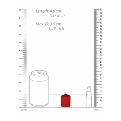 Tease Candles - Sinful - 4 Stuks - Rood - Afbeelding 4