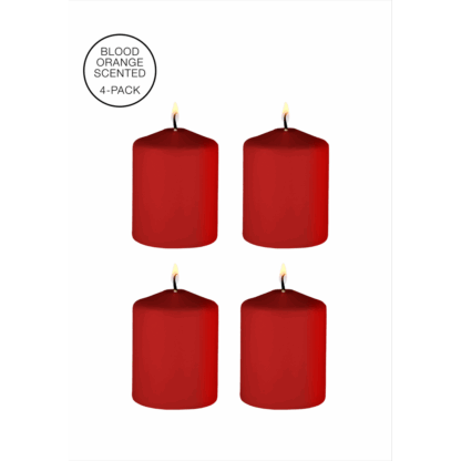 Tease Candles - Sinful - 4 Stuks - Rood - Afbeelding 6