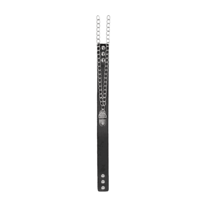 Gebonden Leren Halsband met Handboeien - Afbeelding 4