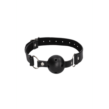 Ademend Ball Gag met Tepelklemmen - Afbeelding 4