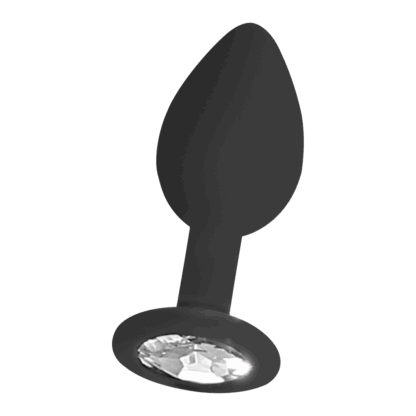Siliconen Butt Plug met Verwijderbare Sieraden - Afbeelding 4