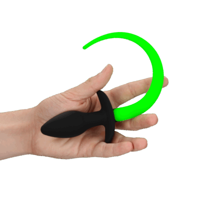 Puppy Tail Plug - Glim in het Donker - Afbeelding 6
