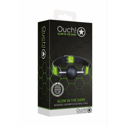 Massieve Ball Gag - Glow in the Dark - Afbeelding 2