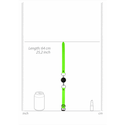 Massieve Ball Gag - Glow in the Dark - Afbeelding 5
