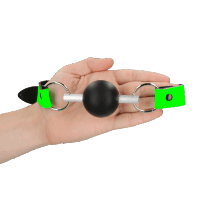 Massieve Ball Gag - Glow in the Dark - Afbeelding 6