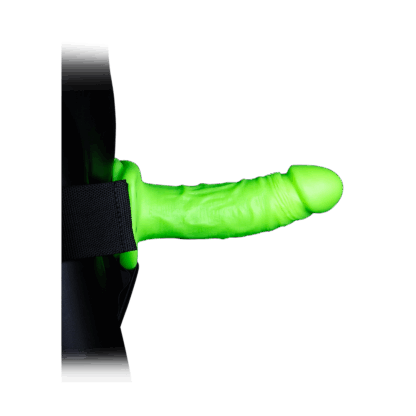 Realistische Strap-On Harnas - Glow in the Dark - 7 / 18 cm - Afbeelding 4
