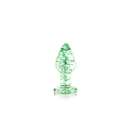 Glas Buttplug - Glow in the Dark - Klein - Afbeelding 4