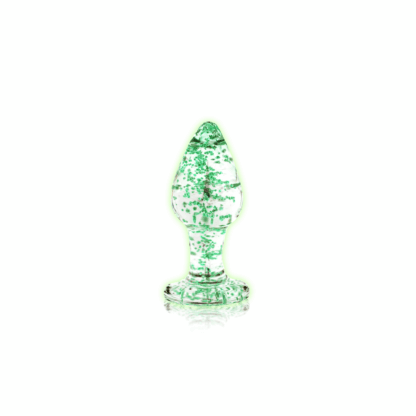 Glazen Butt Plug - Glow in the Dark - Medium - Afbeelding 4