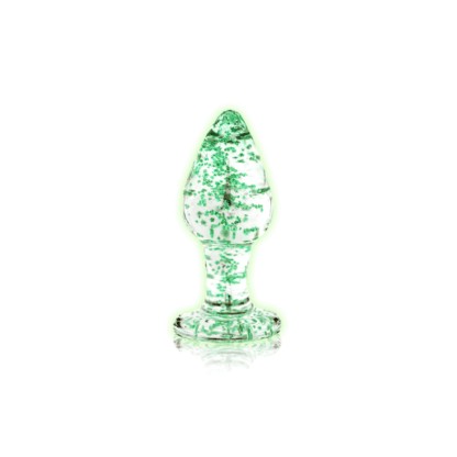 Glazen Butt Plug - Glow in the Dark - Groot - Afbeelding 4