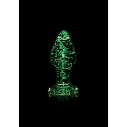 Glazen Butt Plug - Glow in the Dark - Groot - Afbeelding 6