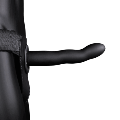 Gebogen Holle Strap-On - 8 / 20 cm - Zwart - Afbeelding 4