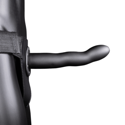 Gebogen Holle Strap-On - 8 / 20 cm - Gunmetal - Afbeelding 4