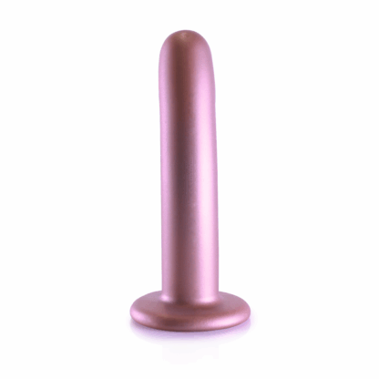 Glad Silicone G-Spot Dildo - 6'' / 14,5 cm - Rose Gold - Afbeelding 4