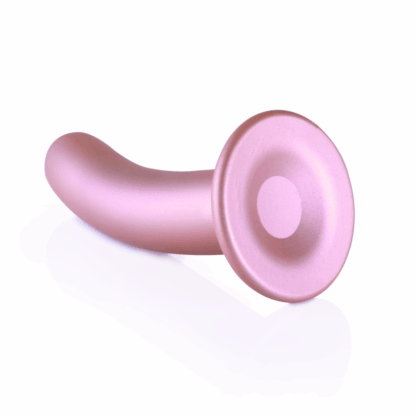 Glad Silicone G-Spot Dildo - 6'' / 14,5 cm - Rose Gold - Afbeelding 5