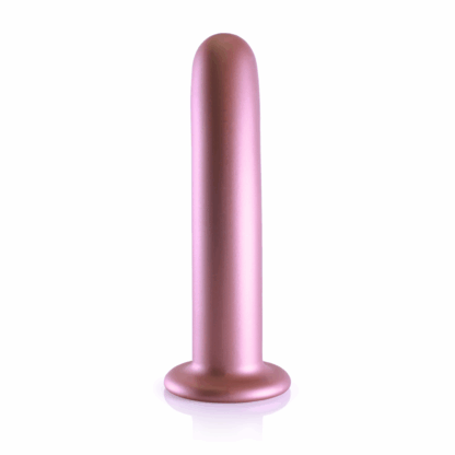 Zachte Silicone G-Spot Dildo - 7'' / 17 cm - Roségoud - Afbeelding 4