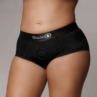 Vibrerende Strap-on Boxershort - XL/XXL - Zwart