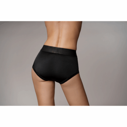 Vibrerende Strap-on Boxer - XS/S - Zwart - Afbeelding 5