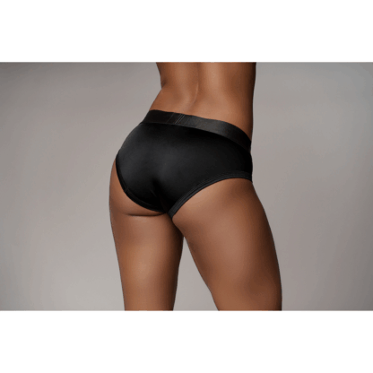 Vibrerende Strap-on Hoge Snit Boxershort - M/L - Zwart - Afbeelding 5