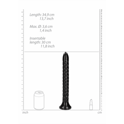 Draaiende Anale Slang - 12''/ 30 cm - Afbeelding 3