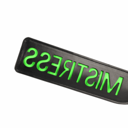 Mistress Paddle - Glow in the Dark - Neon Groen - Afbeelding 5
