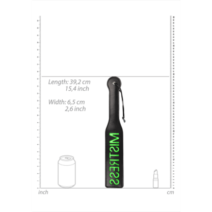 Mistress Paddle - Glow in the Dark - Neon Groen - Afbeelding 7