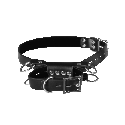 Knielende Dijenband Set - Zwart - Afbeelding 5