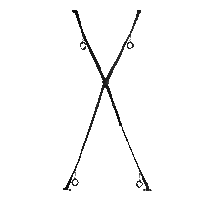 Over de Deur Bondage Kruis - Zwart - Afbeelding 4