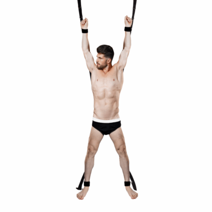 Over de Deur Bondage Kruis - Zwart - Afbeelding 5