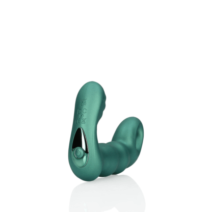 Kralen Vibrerende Prostaat Massager met Afstandsbediening - Metallic Groen - Afbeelding 7