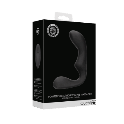 Puntige Vibrerende Prostaatmassager met Afstandsbediening - Zwart - Afbeelding 2